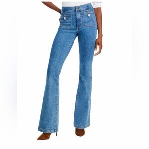 VERONICA BEARD NWT THE BEVERLY HIGH RISE SKINNY FLARE JEAN.